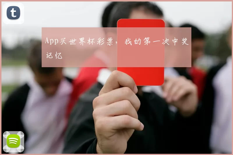 App买世界杯彩票,我的第一次中奖记忆